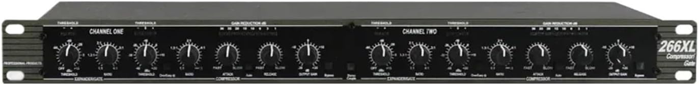 Sound System Equipment DJ Audio Professional High Precision Maximizer Dual Channel Compressor Limiter 266XL Speaker Limiter for Recording Studio