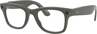 Ray-Ban Unisex Sunglasses Black Frame, Clear Lenses, 50MM