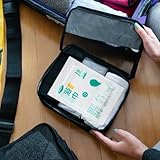 Articles de toilette essentiels de voyage sous vide : emballé sous vide pour un rangement et un transport faciles, cet ensemble de drap de lit jetable et de taie d'oreiller est un incontournable pour les séjours, les voyages, les voyages d'affaires, les visites au spa, les vacances en famille et les activités de plein air.