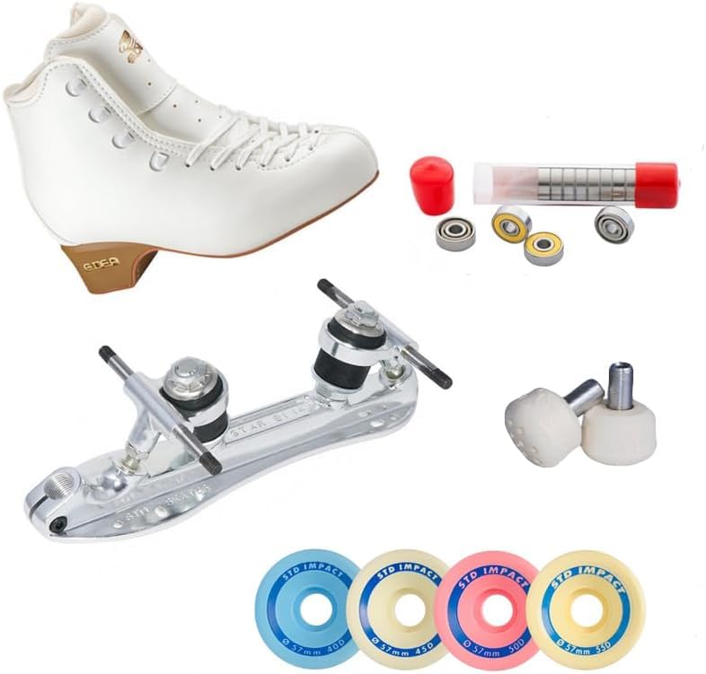Patinage artistique à roulettes avec platine rigide STD Master et bottines Edea