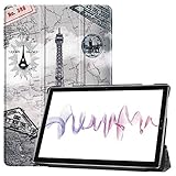 ZZOUGYY Tablet Cover for Huawei Mediapad M6 10.8 SCM-W09/AL00(2019 Release),Ultra Slim Lightweight Folio Stand Leather Case for Huawei Matepad 10.8 SCMR-W09/AL09(2020 Release) (KST-Tower)