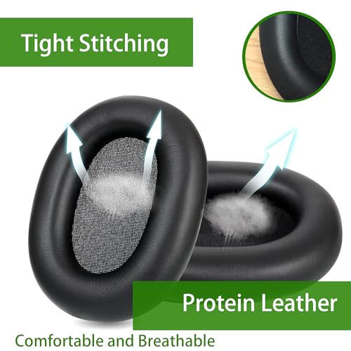 WH-1000XM6 Almohadillas de Repuesto Compatibles con Auriculares Sony WH-1000XM6 Forro de Almohadilla con Cuero de Proteína miniatura 4