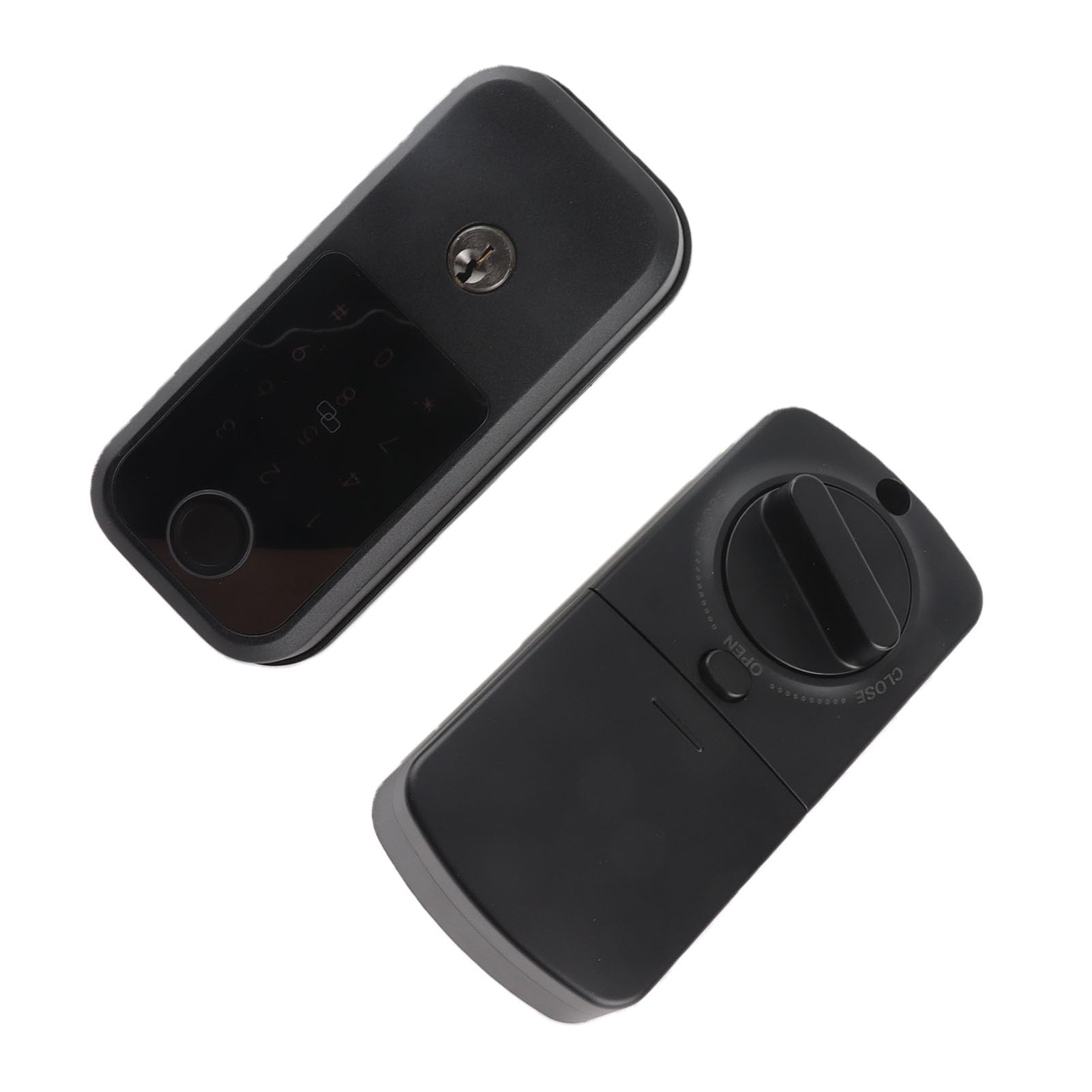 Cerradura de Puerta Inteligente Electrónica, Entrada sin Llave con Huella Dactilar, Aplicación Bluetooth con Construcción de Aleación de Zinc para Seguridad del Hogar