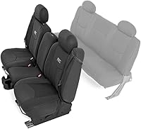 Rough Country Neoprene Front Seat Covers for Chevy Silverado & GMC Sierra 1500 1999-2006 - Waterproof, UV Resistant, Custom Fit Foam Padded