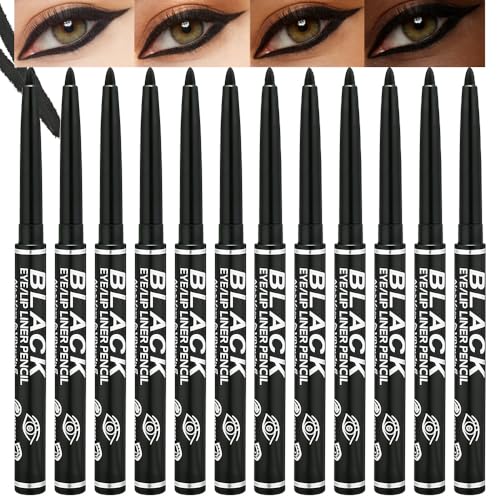 FangTangDI Professional Makeup Retractable Eye Liner, Black, Inner Eyeliner Eye Shadow Eyebrow...