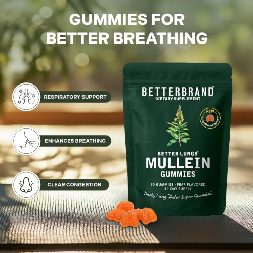Betterbrand Respiratory Support Mullein Gummies