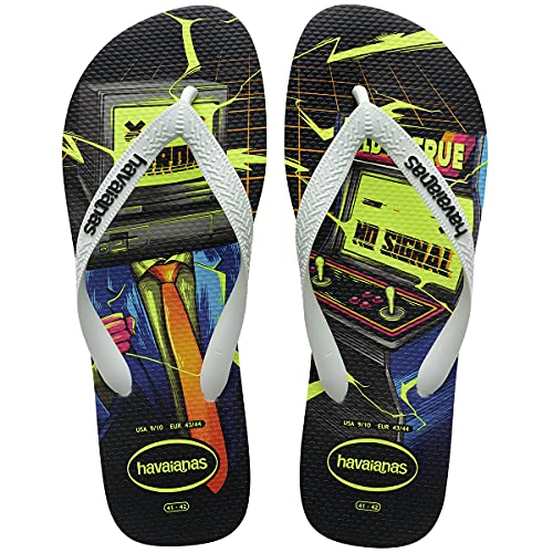 Chinelo 4 Nite, Havaianas, Masculino, Branco/Branco/Azul, 41/42