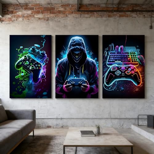 Toile Murale Cyberpunk pour Transformer un Mur Vide en Décor Gaming Lumineux