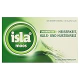 Isla Moos Lindert bei Heiserkeit Hals- und Hustenreiz, 60 Pastillen ...