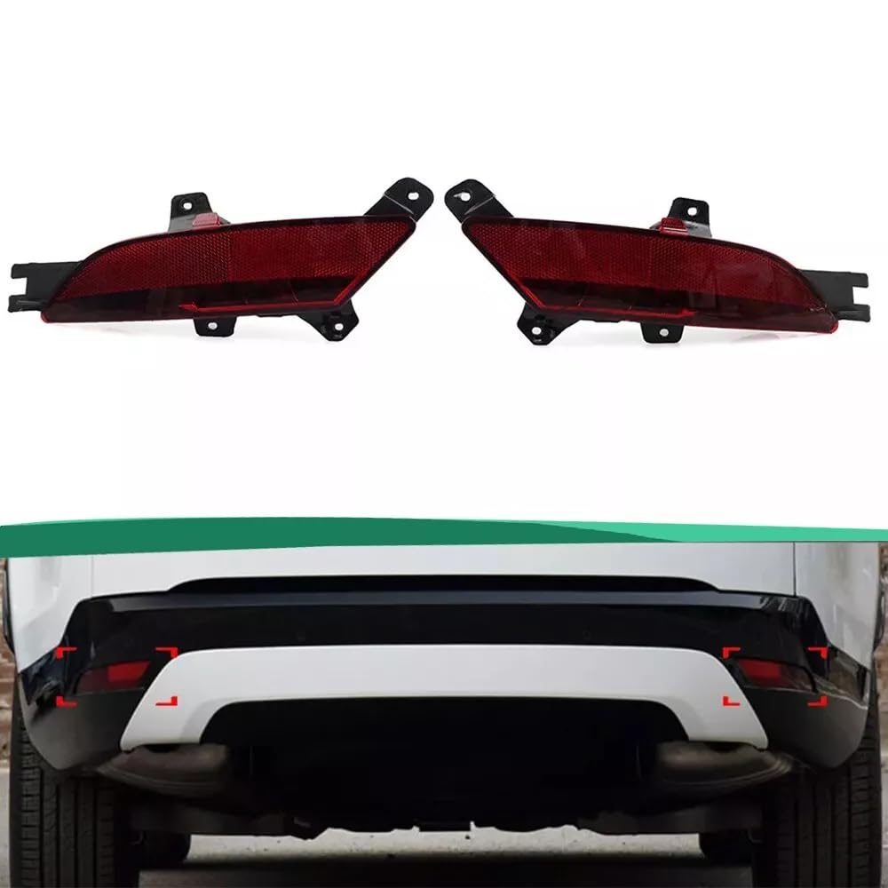 NSZXY 2pcs Rear Bumper Reflector Brake Tail Light Warning light Fits For Discovery 5 L462 2020-2024