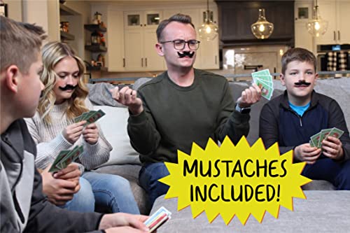 Mustachio- Mustaches Now Included, a Strategy Game of Trickery and Scheming Nuts, Funny Board Games for Teens and Family Night, Card Game for 2-6 Players - Image 6