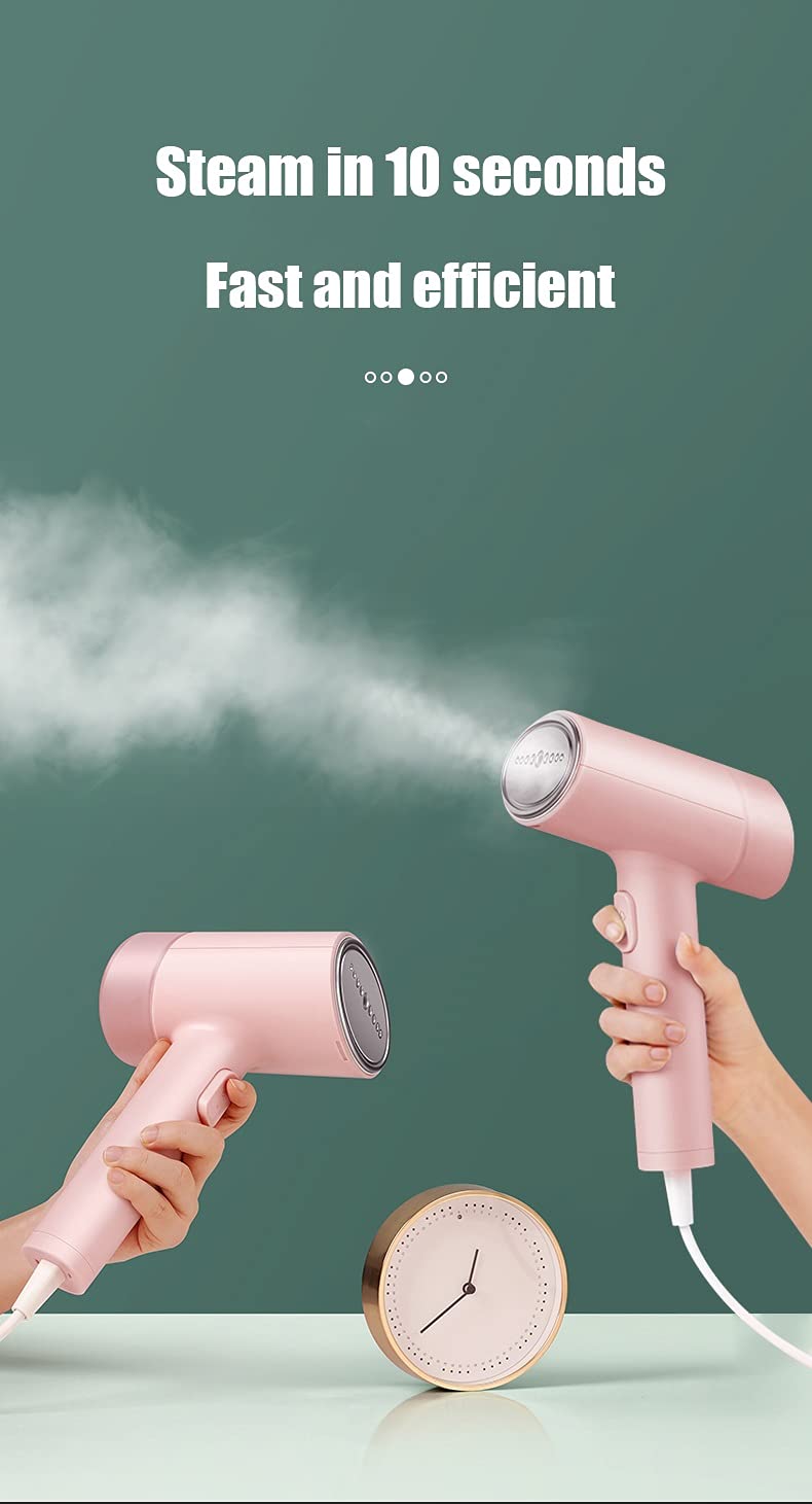 Ferro da Stiro a Vapore per Indumenti per Rivestimento in Ferro da Stiro Portatile da Viaggio Stiratrici a Vapore Verticali 182 (Color : 812 Pink)