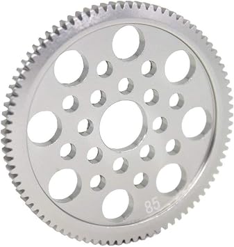 7075 Aluminium Metal 48P Spur Gear 85T for 3Racing Sakura D3 CS S XI XIS RC 1/10 Drift Car Upgrade