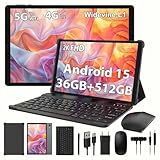 🎁【2K FHD écran 10,6 pouces & caméra 13MP+8MP】🎁La tablette est équipée d'un nouvel écran HD IPS de 10,6 pouces 2000x1200 pixels, qui réduit la fatigue oculaire, protège la vue et reproduit les couleurs originales des images, ce qui permet de regarder des films et des vidéos en Full HD plus clairement. Elle est également équipée d'un caméra FHD de 13MP+8MP qui capture tous les moments merveilleux et précieux de la vie quotidienne.