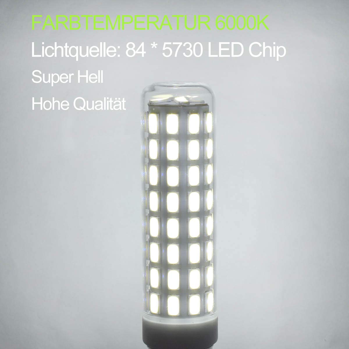 2x B15D LED Birnen 7,5 W – Ersatz Für 75W Glühbirnen, 6000K Kaltweiß, Nicht Dimmbar