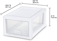 Vista 3 de Sterilite 20518006, pequeño cajón de almacenamiento , Plástico, 6