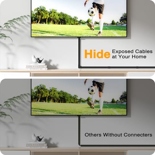 Cable Hider, 157in Delamu Cord Hider Wall for Wall Mounted TV, Wire Hider Kit, Paintable Cable Concealer Raceway Management for Home & Office, 10XL15.7 W0.95 H0.55in, Black