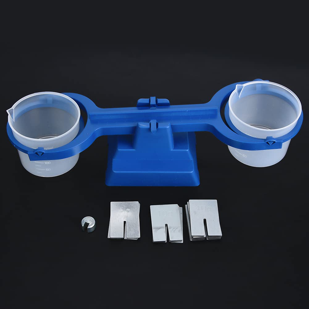 200g or 1g Simple Balance, Weight Scale, for School Physics, Plastic, Sturdy, Easy to Use, with Weights and Rider, Middle and High School Laboratories, Suitable for Children,