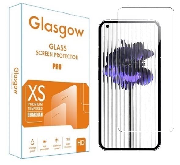 Glasgow Screen Protector for Nothing Phone (1) 5G [Tempered Glass Guard] [Gorilla] Easy Installation [Anti FingerPrint] (B0BB6V64MF) Amazon Price History, Amazon Price Tracker