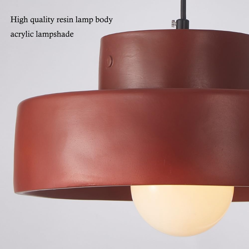 Lampadario Nordic Creative Long-Line, Lampada a Sospensione Moderna in Resina per Interni, Attacco E27, Altezza Regolabile, Lampada da soffitto, Stile Giapponese Wabi-Sabi, paralum