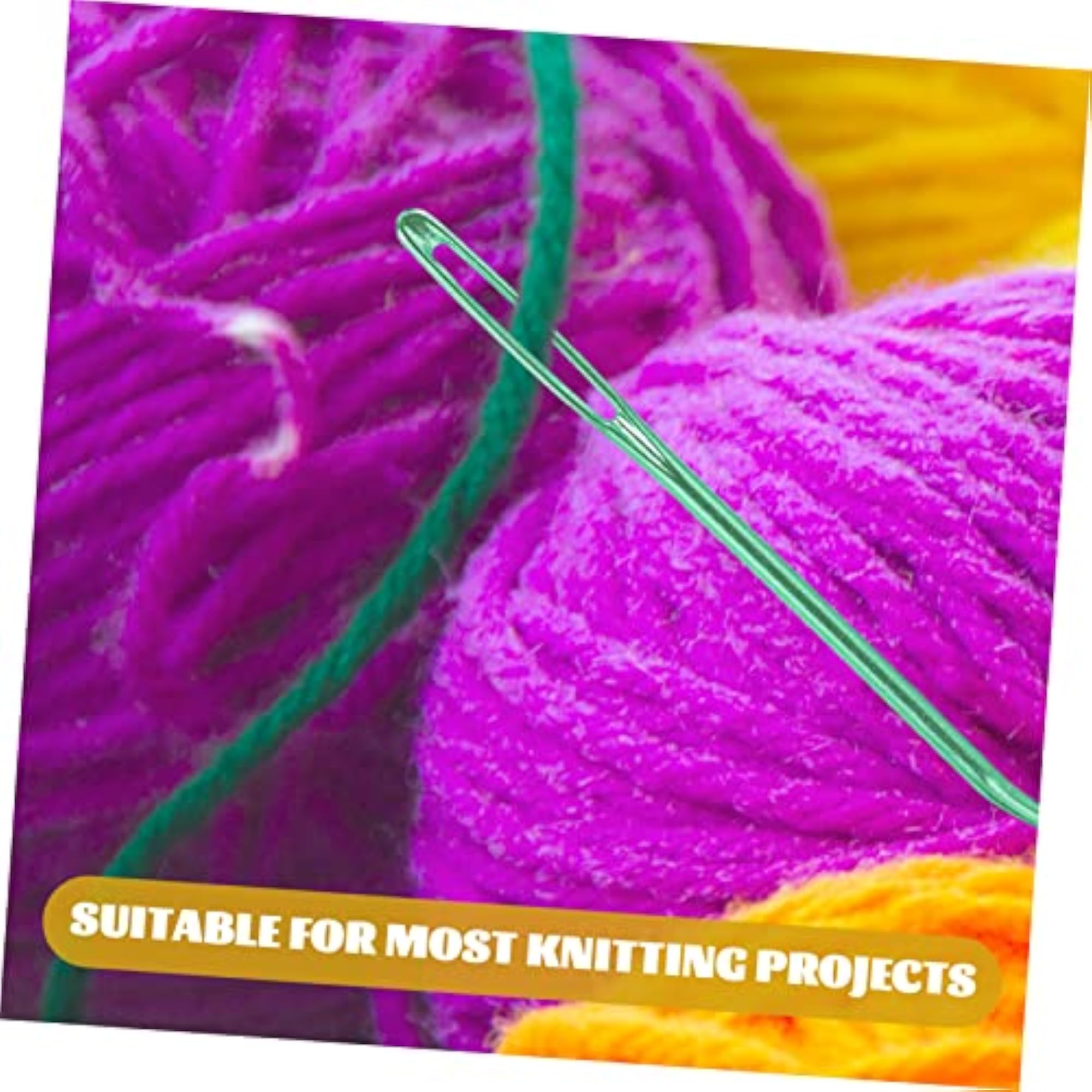 8pcs Large-Eye Blunt Yarn Needles for Craft Projects