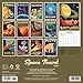 Willow Creek Press, Space Travel Classic Travel Posters 2026 Wall Calendar, 12'' X 12'', 18-Month Calendar with Stapled Binding