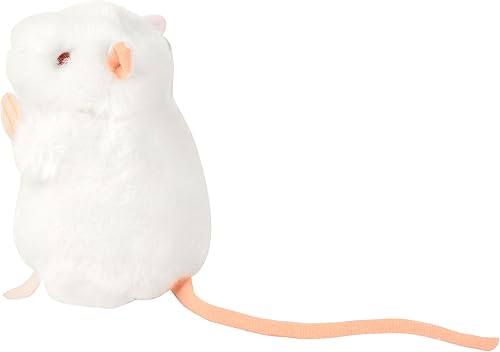 Miniatura 5 de GIANTmicrobes White Lab Mouse Plush – Aprende sobre la ciencia y esta criatura vital de investigación de laboratorio, regalo memorable para