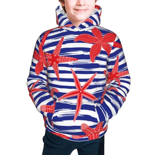 Sea Stars Kid Hoodies Boys Sweatshirts Girls Pullover with Pocket3