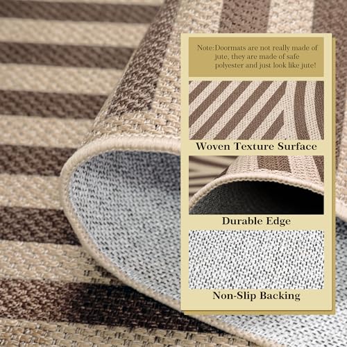 Front Door Mat Indoor Outdoor Mat 2'x3', Door Mat Indoor Entrance by Vroas - Used condition - Image 2