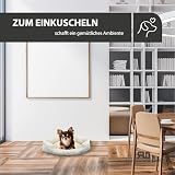 Rohrschneider XXL Cord Eck-Hundebett für große Hunde (1 45x63cm)
