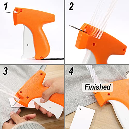 3000 Pieces Standard Tagging Fasteners Mixed 3 Size 1 Inch 2 Inch 3 Inch, White Tag Gun Barbs, Plastic Regular Garment Clothing Price Tag Label Barbs Attachments #TOP2
