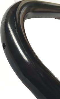 Lichtgewicht vlinderstuur voor touring trekkingfiets, 25 mm diameter, 580 mm lengte, gemaakt van 6061 aluminium, 2 stuks handgrepen (25,4 x 580 mm stuur