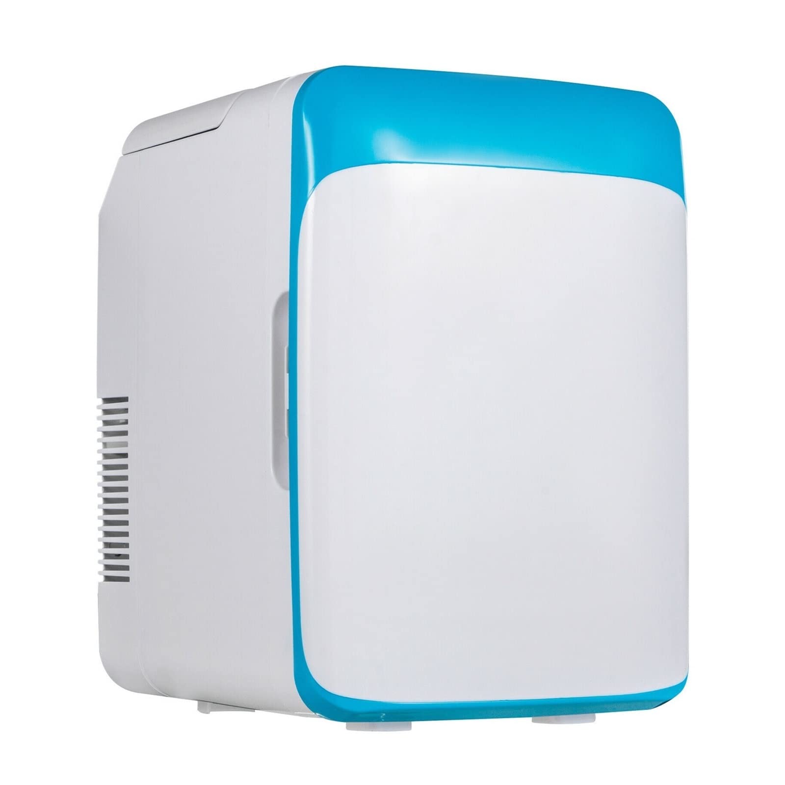 10L 15L Mini Makeup Fridge Car Refrigerator Freezer Cooler & Warmer for Home Car Use Storing Skincare Cosmetic Food Drink(10L Blue)