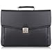 S-ZONE Mens Microfiber Leather Flapover Briefcase Messenger Bag fit 14 inch Laptop Bag