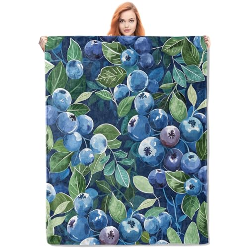 Couverture flanelle fruits légère contre le froid du canapé et du lit