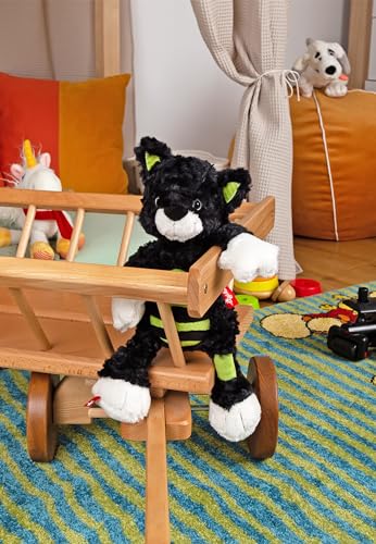 SIGIKID 52842 Stoffi Kater Minnie Plüschtier aus dem Kinderbuch: Die Stoffis; Kuscheltier zum Spielen, Schmusen, Sammeln für Babys und Kinder von 0 bis 8 Jahren