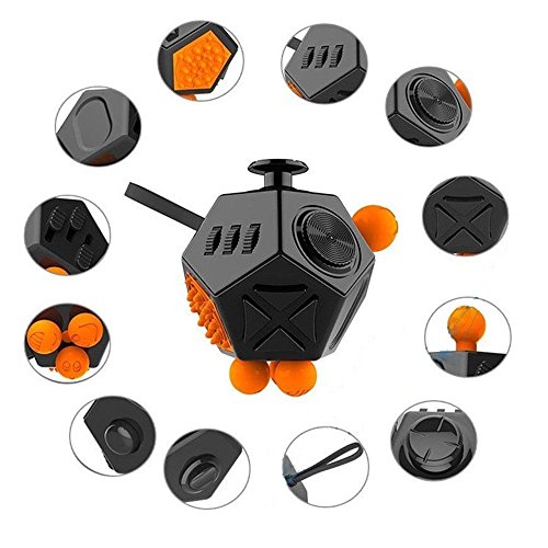 GZQ-Fidget-Cube-Fun-12-zijdige-kubus-speelgoed-anti-angst-depressie-stress-verlichten-voor-ADD-ADHD-autisme-kinderen-meisjes-volwassenen-geweldig-voor-werk-kantoor-school-wit-zwart