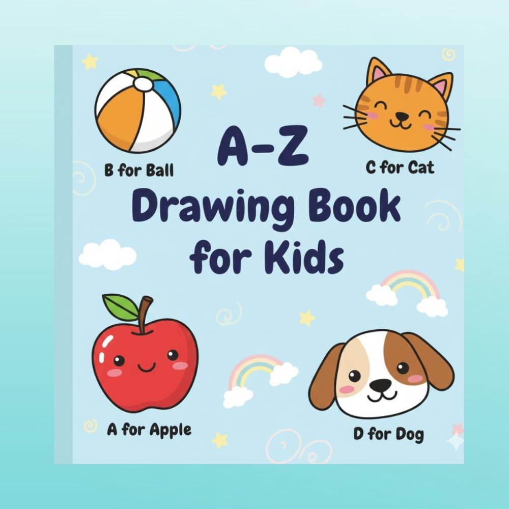 Bama Alphabetic Easy Colouring Book for kids