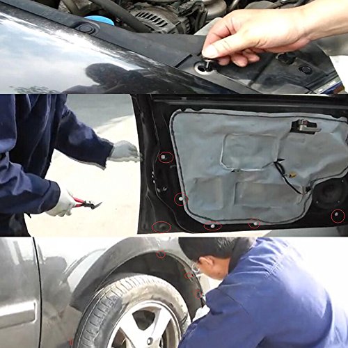 FEZZ 300pcs Rivetti Auto Plastica Clip Fissaggio