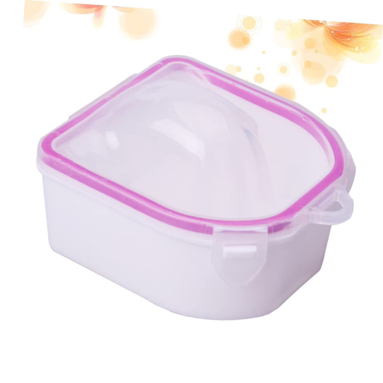 SOESFOUFU 2pcs Manicure Soak Bowls Nail Polish Remover Tray Nail Care Bowl for Hand Soaking for Diy Manicure