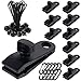 Nuyoah Attache Bache Piscine Pince pour Bache Clip de Tente Pince de Fixation pour Tente 10pcs avec 10 Tendeur Bache pour Bâches Auvents Camping Couvertures de Voiture