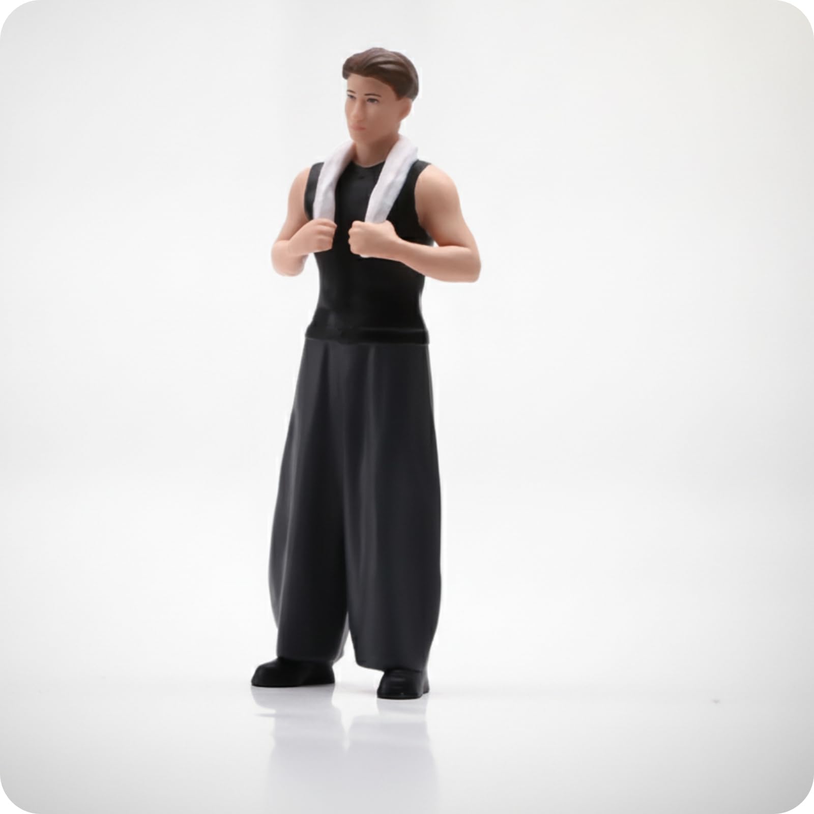 1/18 Handbemalte Figur Detailreich Szenenfigur Realistischer Look Miniaturmädchen für Diorama