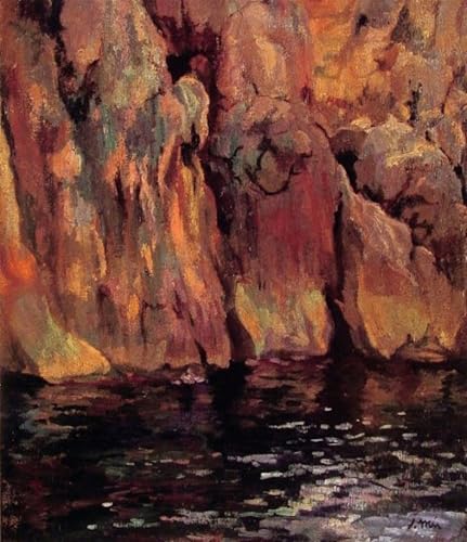 Tableaux Moderne Toile d'Art Mural la Grotte de Joaquin Mir Trinxet 60x90cm