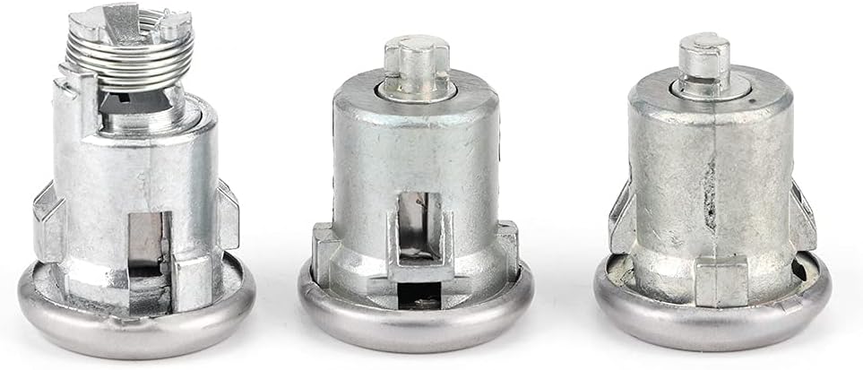 Door Lock Cylinder Set, Premium Cutlass Lock Set Door Trunk Key Kit 654394765282 Replacement Car Accessories, for, for Door Trunk Locks, Round Head Keys