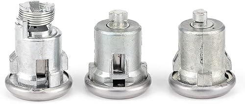 Miniatura 7 de Juego de cerradura de maletero de puerta, kit universal de llaves de puerta y maletero, 654394765282 repuesto compatible con Chevelle Malibu Monte