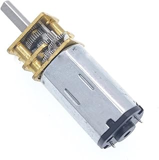 GRASAKY Geared Speed 12v Slow Rotating Motor Metal Gears Small Engine Models Brushed Micro 12v Deer for Halloween Props Dc Motor Wheel Toys Robot Torque Electric (Size : 50rpm, Color : 12V)