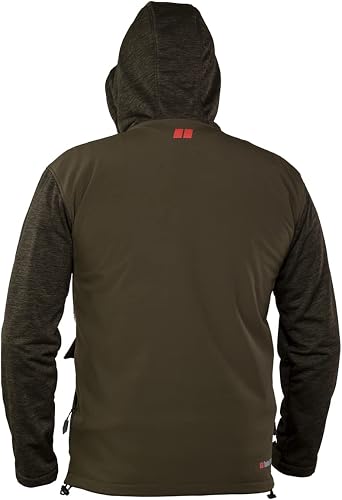 Tandem Baits Lightweight Softshell Jacket for Men Men's Softshell Hoodie, Windbreaker Fleece Jacket with Hood Camping Fishing Hiking Outdoor Sports Waterproof Windproof Breathable