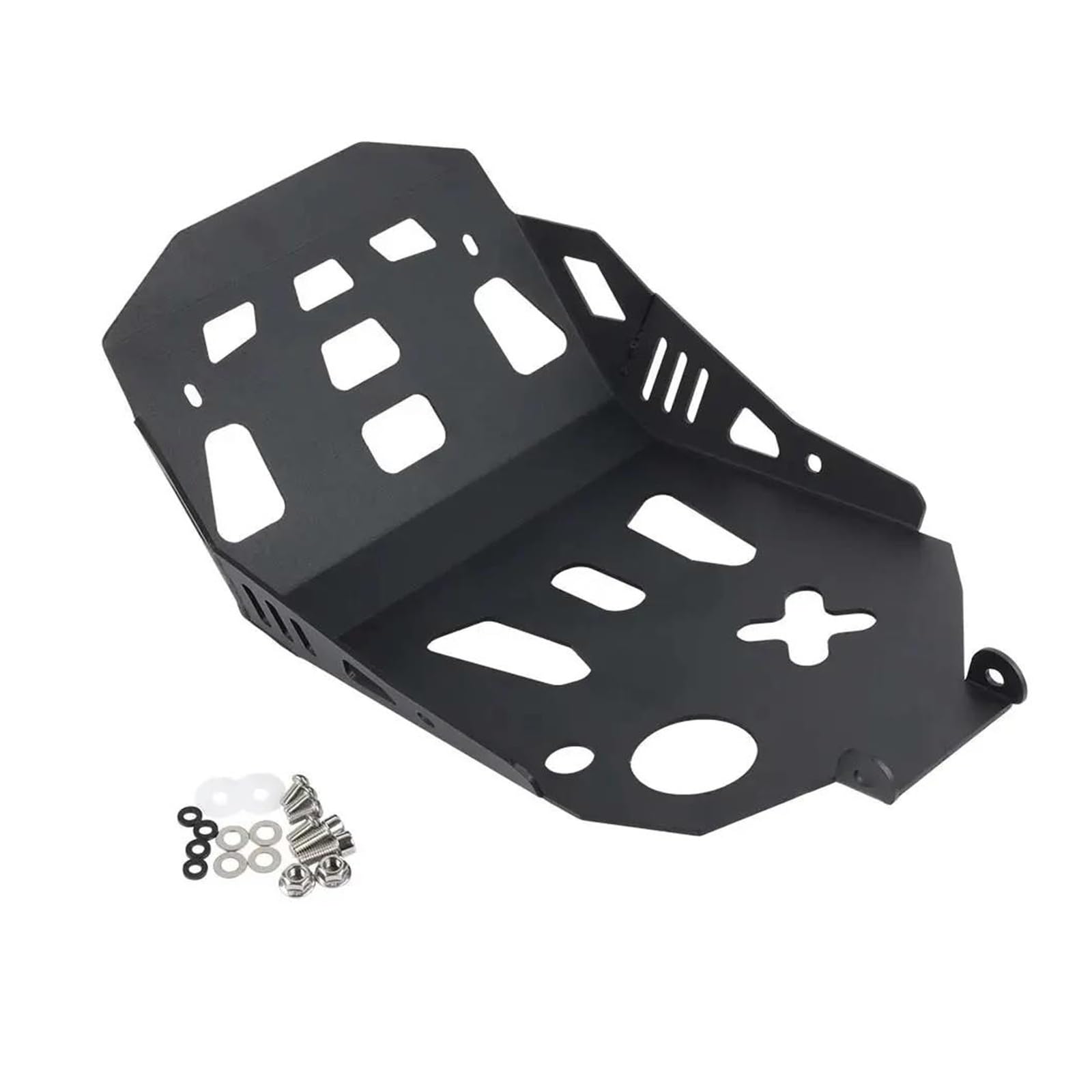 Protector De Motor Y Chasis para Motocicleta | Resiste golpes y piedras, montaje tornillos, apto Para Loncin Voge 300 Rally Rally 300(Black)