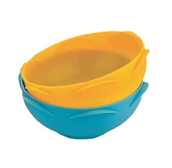PASSPASS Multipurpose Plastic Mixing, Serving Bowls ( Pack of 2 )