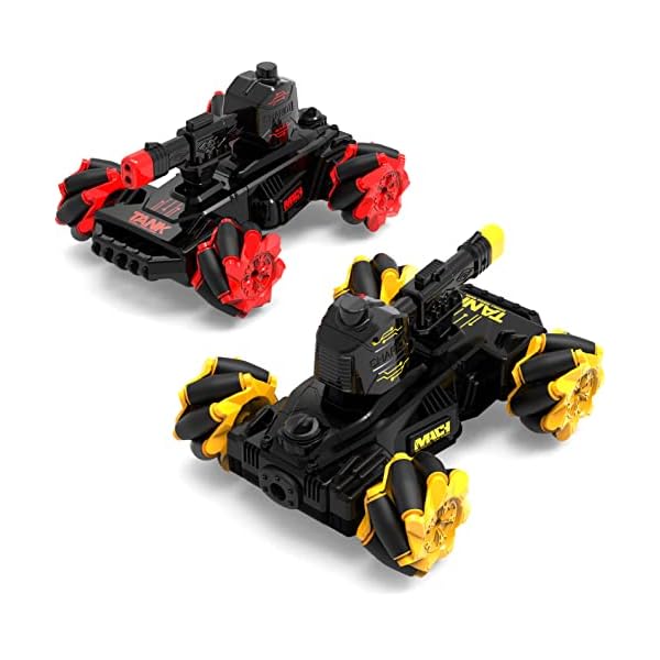 Northpoint Ferngesteuerter RC Panzer Tank Spielzeug Zweier-Set mit authentischen Qualm und LED Duell-Modus 360Â° Movement – Bild 3